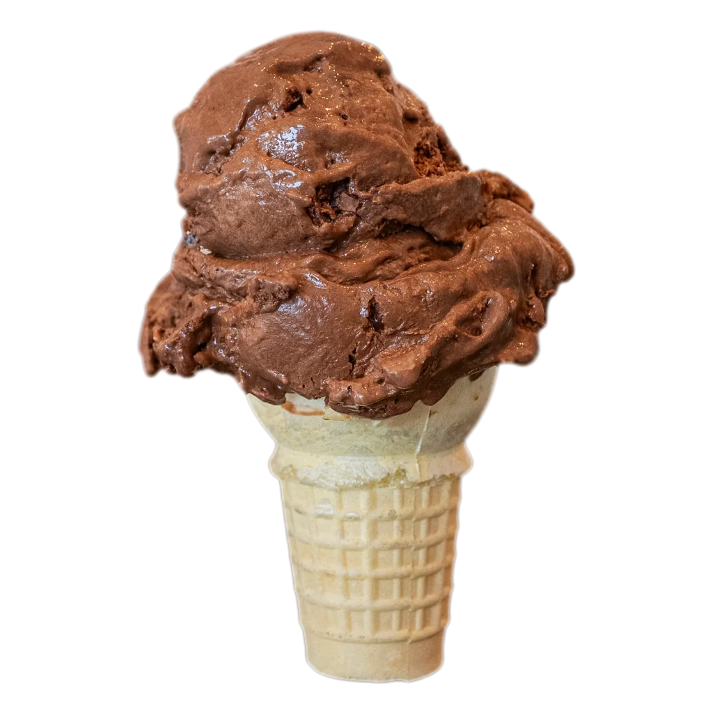 Bear Claw ice cream cone
