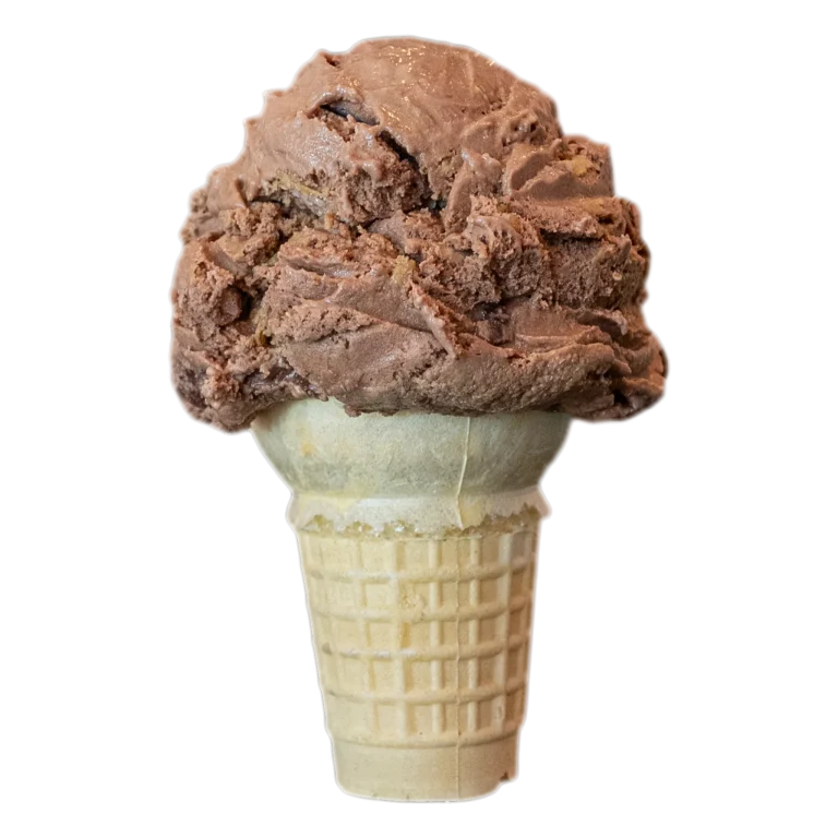 Dubai Chocolate ice cream cone