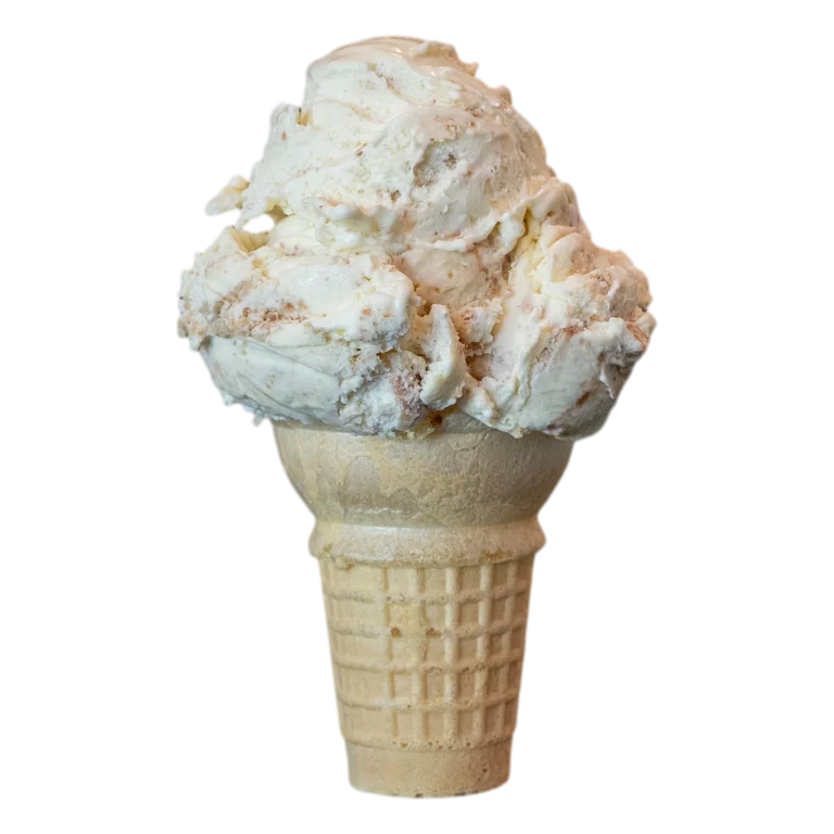 Lemon Bar Cheesecake ice cream cone