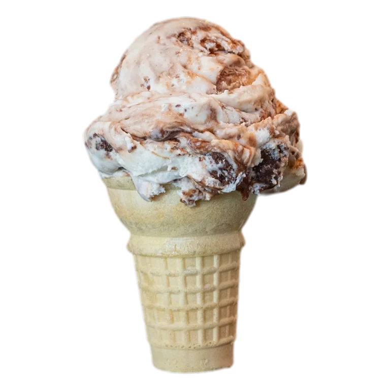 Mackinac Fudge Island ice cream cone
