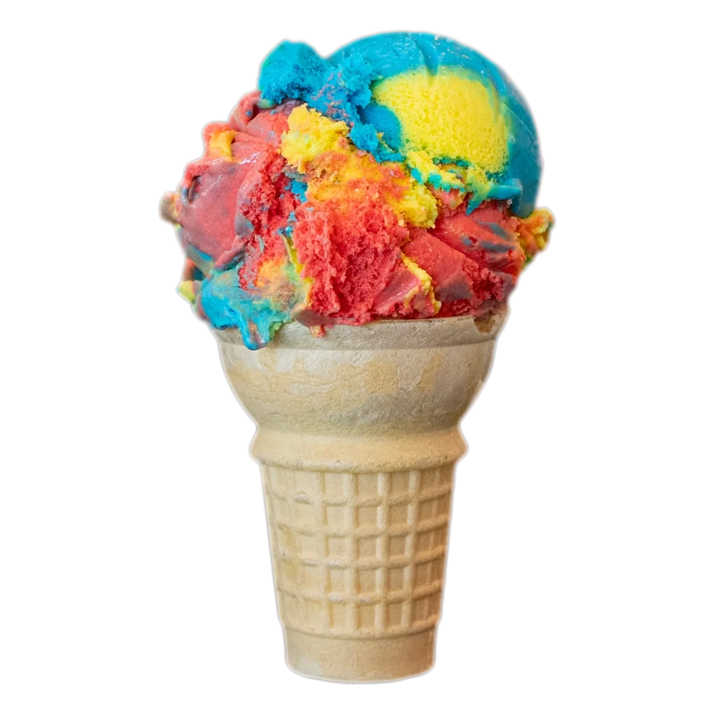 Superman ice cream cone