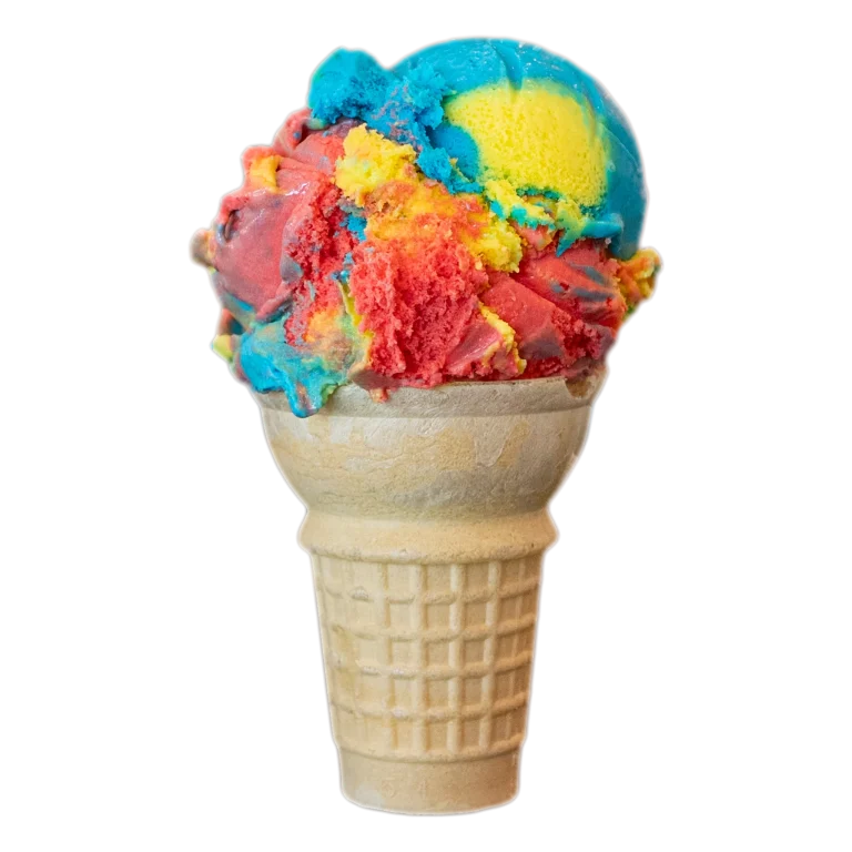 Superman ice cream cone